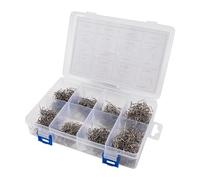 AsrMyjcx 600 Pièces Agrafes Chaudes Soudage INOX Baguettes Réparation Facile pour Machines Soudure Pièces Automobile Adaptées Atelier Garage, 800 Pièces