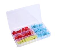 AsrMyjcx 80 cosses à drapeau isolées à 90 degrés, connecteur rapide entièrement isolé, cosses à drapeau à déconnexion rapide en forme de L