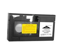 AsrMyjcx Adaptateur de Cassette VHS-C Convertisseur de Cassette VHS motorisé Appareil Portable 12 mm SVHS SVHS-C vers VHS Ne Convient Pas pour MiniDV/Hi8