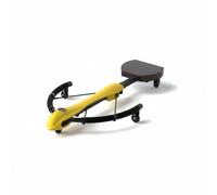 AsrMyjcx Appareil Abdominaux Automatique Rouleau Core Machine d'Entraînement Ajustable Résistance 3 Niveaux Suivi des Séances Matériaux Acier Mousse Pliable, Multicolore, Jaune Et Noir