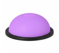 AsrMyjcx Ball Demi Sphère Équilibre Planche Dôme Ballon Coussin Base Circulaire Stable en PP et Surface Texturée en PVC Améliore Posture Coordination et, Array, Violet, 58cm