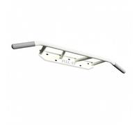 AsrMyjcx Barre de Traction Murale Barre Traction Barre d'Entraînement Station de Musculation Structure Acier avec Plaques Épaisses et Mousse Confort pour, Blanc