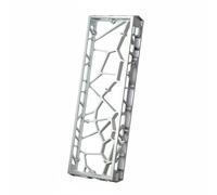 AsrMyjcx Boîtier de Clavier Aluminium Coque Cadre Châssis Structure Ajourée pour Poids Réduit et Refroidissement Texture Lisse Anodisée Compatibilité Carte 60, Color to 2