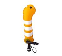 AsrMyjcx Bouée de Marquage pour Plongée en Surface, Tube Marqueur, Cadeau, Accessoire Léger, Bouée Gonflable Compacte pour La Plongée sous-Marine, Jaune Foncé