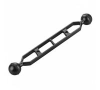 AsrMyjcx Bras de Lampe de Plongée avec Support Bouée Conception en Alliage d'Aluminium Résistant Rotation Flexible à 360 Degrés Compatible Caméra sous-Marine, Noir, 9 Pouces