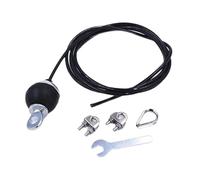 AsrMyjcx Câble de Musculation avec Poulie et Butée, Câble En Acier de Rechange pour Station de Musculation à Domicile, Fabriqué En Acier Recouvert de PU pour L, 2.5 M