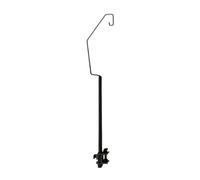 AsrMyjcx Camping Support Lampe Piquet Porte-Lanterne Démontable Multifonction pour Lampe de Camping Crochet Suspendu en Alliage D'Aluminium Adapté à La Randonn, Poteau Long 36 Cm