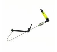AsrMyjcx Capteur Touche Pêche avec Support en Acier Inoxydable et Corps Cylindrique Transluci pour Une Détection Instantanée s Touches, Jaune