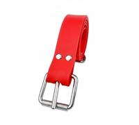 AsrMyjcx Ceinture de Plongée Lestée Sportive en Silicone Flexible avec Boucle Facile à Ouvrir Maintien Sécurisé des Poids Adaptée à la Plongée Loisirs, Rouge, 1.3 Mètre