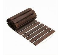 AsrMyjcx Chemin en Pin Naturel Facile à Organiser Déplacer, Pliable, Chemin Dérlable, pr Pelse, Brûlé, 8FT
