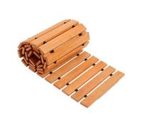 AsrMyjcx Chemin en Pin Naturel Facile à Organiser Déplacer, Pliable, Chemin Dérlable, pr Pelse, Orange, 10FT