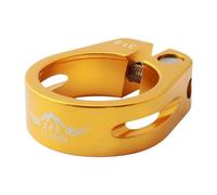 AsrMyjcx Collier de Serrage pour Tige de Selle de Vélo, Collier de Serrage de Tube de Selle de Vélo, Serrage Rapide, Alliage D'aluminium, Antirouille, pour, Or, 31.8 Mm