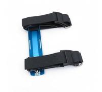 AsrMyjcx Dispositif de Flottabilité de Plongée Adaptateur Monobouteille Compact Harnais de Bloc Sangle de Serrage Support de Bouteille Alliage d'Aluminium, Bleu Lac, XS