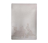 AsrMyjcx Étui pour Passeport, étui pour Cartes, Accessoires de indispensables, Fin, pour Les Vacances, pour Femmes et Hommes, Blanc