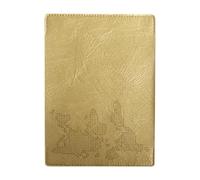AsrMyjcx Étui pour Passeport, étui pour Cartes, Accessoires de indispensables, Fin, pour Les Vacances, pour Femmes et Hommes, Or