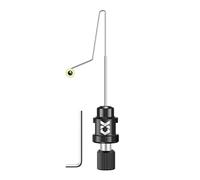 AsrMyjcx Extracteur D'Hameçon Accessoire de Décrochage Outil de Pêche Tige Acier INOX Précision Antiglisse pour Pêche Relaxante Sports Extérieurs Aventures Nat, Noir