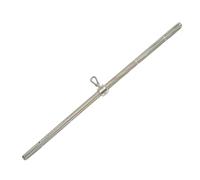 AsrMyjcx Fitness Equipment Handle Accessoire de Musculation Poignée Câble Barre LAT Tirage Pulldown Acier Inoxydable Lisse Mousqueton Robuste Adaptée à, Barre De Traction Longue Droite