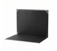 AsrMyjcx Fond Photographie Table avec Support Pliable Deux Sections Panneau Double Face Texture Imprimée et Teinte Unie Formata3 Adapté au Catalogue Réseaux, Ensemble Quatre