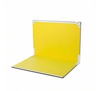 AsrMyjcx Fond Photographie Table avec Support Pliable Deux Sections Panneau Double Face Texture Imprimée et Teinte Unie Formata3 Adapté au Catalogue Réseaux, Ensemble Trois
