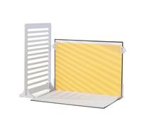 AsrMyjcx Fond Photographie Table avec Support Pliable Deux Sections Panneau Double Face Texture Imprimée et Teinte Unie Formata3 Adapté au Catalogue Réseaux, Ensemble Cinq
