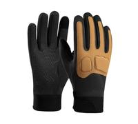 AsrMyjcx Gants de d'hiver pour Hommes, idéaux pour Les activités de Plein air et la Conduite, Noir Jaune