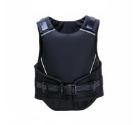 AsrMyjcx Gilet de Protection Équitation Carapace Protectrice Gilet de Sécurité Anti Impact avec Mousse Alvéolaire et Évacuation de l'Humidité Ajustement, XL