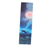 AsrMyjcx Griptape Antidérapant Feuille Grip Planche à roulettes Ruban Adhésif Abrasif Résistance Déchirure Étanche PVC Adapté Adultes Déplacements Quotidiens, Wapiti, 84 x 23cm