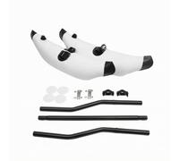 AsrMyjcx Kayak Stabilizer Float Flotteur Stabilisateur Canoë Aileron Latéral Kit Dérive Accessoire Bateau PVC Maille Gonflable Aide au Pagayage Stable et au, Blanc