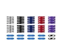 AsrMyjcx Kit de pédale de Frein Facile à Installer, pièces de Rechange Robustes en métal, Plaquettes de Frein, Ressort et Bloc d'amortissement