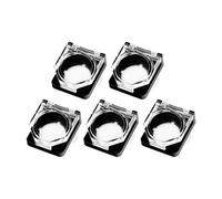 AsrMyjcx Lot de 5 caches pour Bouton d'arrêt d'urgence, 2,2 cm, Protection légère pour Bouton d'interrupteur, pour Cuisine et Architecture, avec Le Printemps