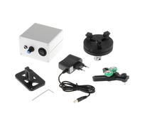 AsrMyjcx Machine DIY pour Canne à Pêche Kit Électrique Réparation Polyvalent Tourneuse Résine Appareil Enrouleuse Portable en PP Adaptée Aux Réparateurs, Mandrin à Trois Mors