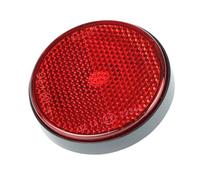 AsrMyjcx Pastille Réfléchissante Universelle pour Remorque RV Véhicule de Fixation Durabilité Optimale Taille Discrète Convenable pour Transport, Rouge