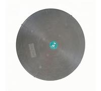 AsrMyjcx Pilates Rotation Disc Disque d'Équilibre Disque de Stabilité Plateforme d'Entraînement Accessoire de Fitness en Plastique avec Marqueurs de Prise et, Gris, Gris Avec Centre Bleu-vert