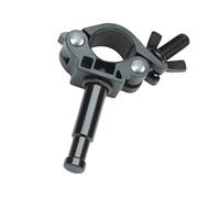 AsrMyjcx Pince de Serrage Demi-coupleur, Pince d'éclairage en Treillis, Tube Rond, Plage de Serrage 30-35mm, équipement de Photographie pour flashs, Goujon Mâle