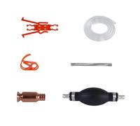 AsrMyjcx Pompe à Siphon Manuelle pour Essence, Tuyau de 9 Pieds, Efficace, Haute Performance, Universel, avec Clip de Serrage, pour Voiture et Automobile