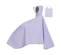 AsrMyjcx Poncho de Pluie Vélo Cape Cyclisme Manteau Imperméable Réutilisable Compact Matériau PU Souple pour Hommes Femmes Adultes Convient Au Transport Quotid, Violet