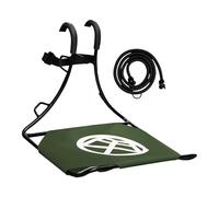 AsrMyjcx Porte-vélos Avant Léger et Portable, Amovible, en Fer, Idéal pour Le Cyclisme. Chariot de Rangement et Porte-Bagages Adapté Au Cyclisme, Vert Noir
