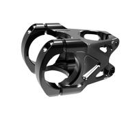 AsrMyjcx Potence Vélo Potence Guidon Aluminium Installation Sécurisée Pièce Remplacement Courte 318mm Support Fourche 286mm Suitable pour Vélo Descente BMX VTC, Noir