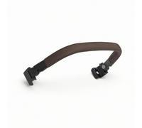 AsrMyjcx Rail Barre de Poussette Garde Corps Poignée Pare Chocs Accessoire Sécurité avec Surface Lisse et Coussinage pour Mains d'Enfant Montage Frontal, Array, Marron