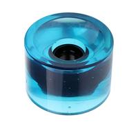 AsrMyjcx Roue de Skateboard Professionnelle Structure PU Innovante Offrant Durabilité pour Skateboard Longboard Mini Cruiser, Bleu Clair, 70 x 51mm