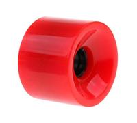 AsrMyjcx Roue de Skateboard Professionnelle Structure PU Innovante Offrant Durabilité pour Skateboard Longboard Mini Cruiser, Rouge, 70 x 51mm
