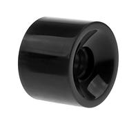 AsrMyjcx Roue de Skateboard Professionnelle Structure PU Innovante Offrant Durabilité pour Skateboard Longboard Mini Cruiser, Noir, 70 x 51mm