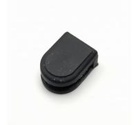 AsrMyjcx Tampon Antichoc Platine Vinyle Coussin Amortisseur Butée Couvercle Tapis Amortissant Silicone Souple Réduction du Bruit Installation Facile 9mmx7mm, Black