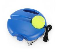 AsrMyjcx Tennis Système Renvoi Balle Maintien Continu Corde Solide Facilitation Gestes Contrôle Adapté à Entraînement Perfection, Base Ronde Bleue avec 1 Balle De Tennis Et 1 Crochet