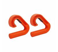 AsrMyjcx Training Handle Poignée d'Entraînement Barre de Tirage Poignée de Traction Poignée de Musculation Double Prises pour Activer Dos Biceps Avant-Bras, Orange, 1 Paire 90°