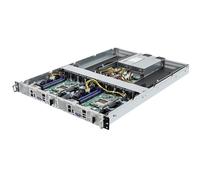 ASRock 1U2N2G-AM5/2T, Rack 1U, 2- node system, UP, AMD EPYC 4005, 1xGPU, 2x10GbE, Red. PSU, IPMI