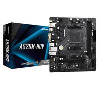 ASRock A520M-HDV AM4 2 DDR4 4XSATA Ultra M.2 6XUSB Ports 7.1 CH HD