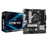 ASRock Carte mère A520M Pro4 – Socket AM4 – micro ATX