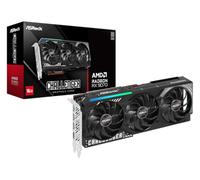 ASRock AMD Radeon RX 9070 Challenger 16 Go 2520 MHz 20 Gbps GDDR6 256 bits GPU RT+AI Accelerators PCIe5.0 2 x 8 broches Triple ventilateur 700 W Carte graphique 0DB Refroidissement silencieux