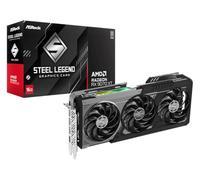 ASRock Carte graphique AMD Radeon RX 9070 XT Steel Legend Dark 16 Go DDR6